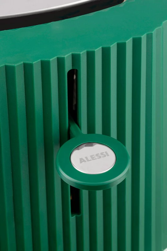 Alessi Plissé Toaster, Green 4 Alessi Plissé Toaster, Green - Image 2