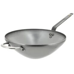 De Buyer Mineral B Wok Pan 32 Cm