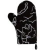 Saana Ja Olli Onnenmaa Oven Mitten, Black -Chic Kitchen Supplies 18SaanajaOlli iso18 TH