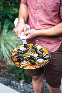 De Buyer Mineral B Steak Pan 28 Cm -Chic Kitchen Supplies 5616 ambiance 4