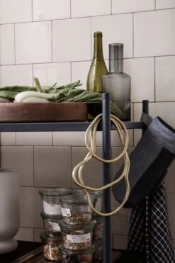 Ferm LIVING Hale Tea Towel, Dark Blue - Off White -Chic Kitchen Supplies 63 9746 kopier 1