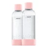 Mysoda Water Bottle 1 L, 2 Pcs, Pink -Chic Kitchen Supplies 7MySoda 21 th