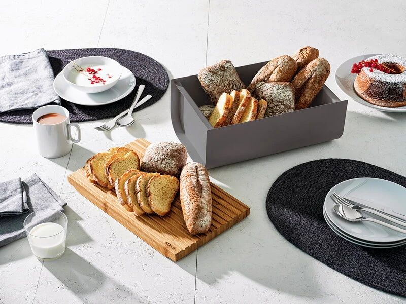 Alessi Mattina Breadbox, Dark Grey 5 Alessi Mattina Breadbox, Dark Grey - Image 3