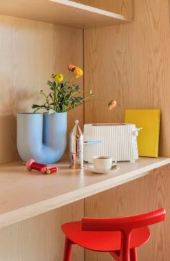 Alessi Plissé Toaster, White -Chic Kitchen Supplies FDS ruoka Alessi14