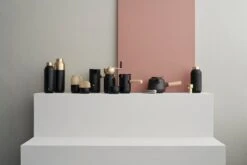 Stelton Collar Coffee Grinder, Black - Brass 11 Stelton Collar Coffee Grinder, Black - Brass -Chic Kitchen Supplies LS Collar