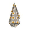 Marimekko Auringonkukka Tea Towel, Beige - White - Yellow -Chic Kitchen Supplies MM 231 auringonkukka tea towe 47x70