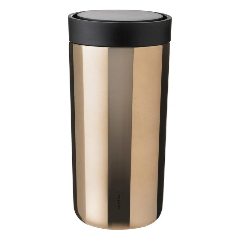 Stelton To Go Click Thermo Cup, Dark Gold 3 Stelton To Go Click Thermo Cup, Dark Gold