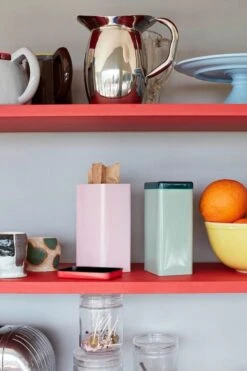 HAY Tin By Sowden, Mint -Chic Kitchen Supplies Tin by Sowden pink Tin by Sowden mint Indian Steel Pitcher 1